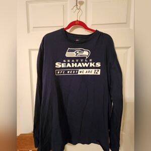 NFL Seattle Seahawks Navy Long Sleeve Tee